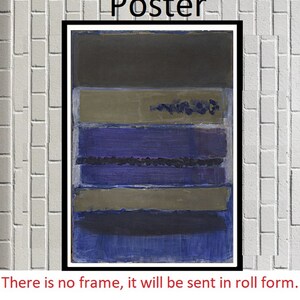 Mark Rothko No 10 Canvas Rothko Poster Art Reproduction - Etsy