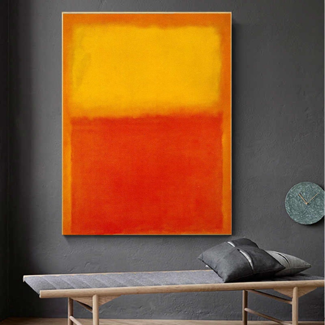 Mark Rothko Orange and Yellow 1956 Rothko Art Poster Etsy Mark Rothko Orange and Yellow 1956 Rothko Art Poster Etsy