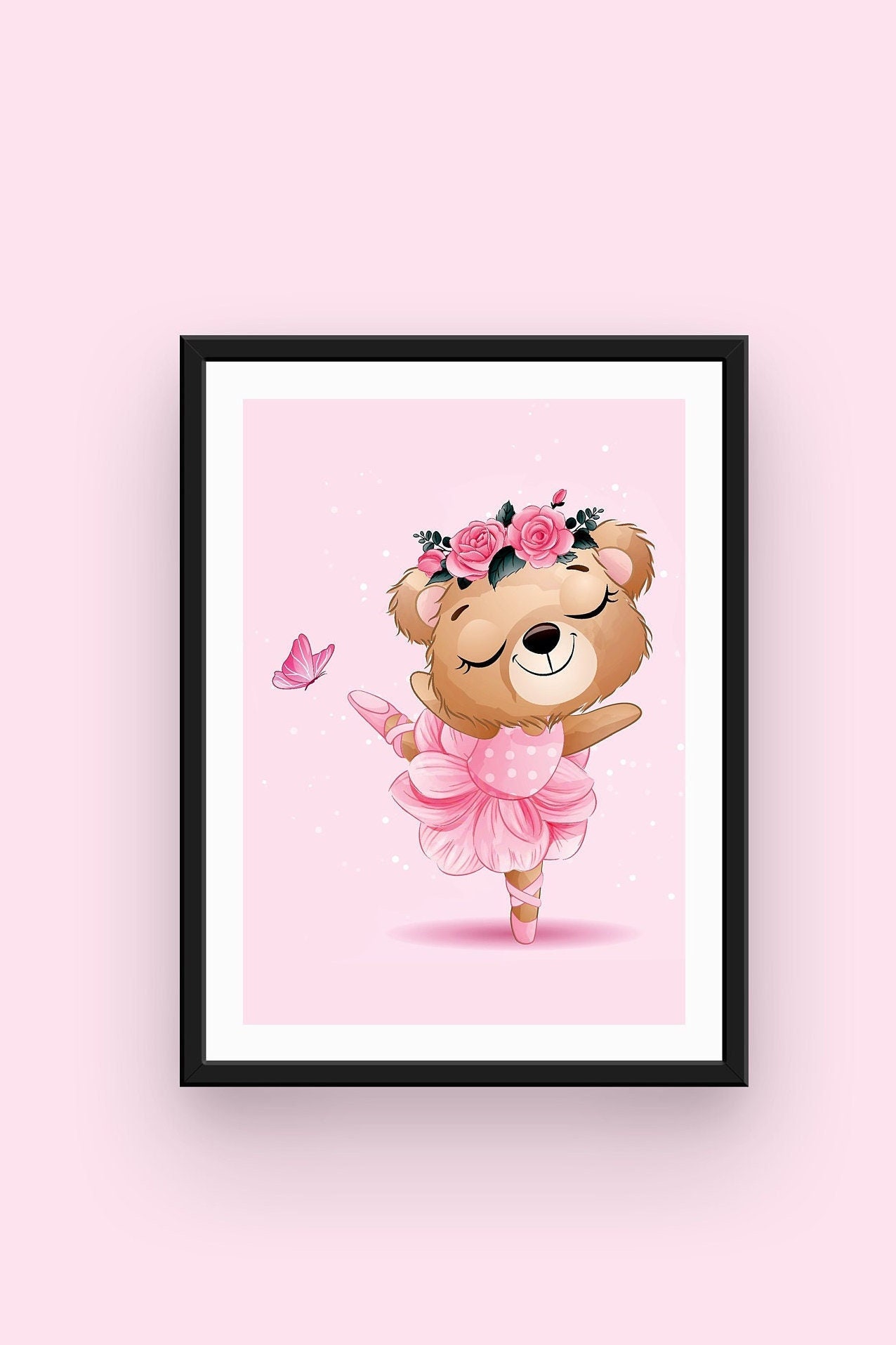 Jolie Ballerine Ours, Danse, Classique, Pointe