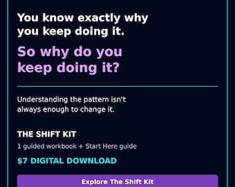 The Shift Kit: Printable Self-Reflection Workbook, 15 Pages (PDF)