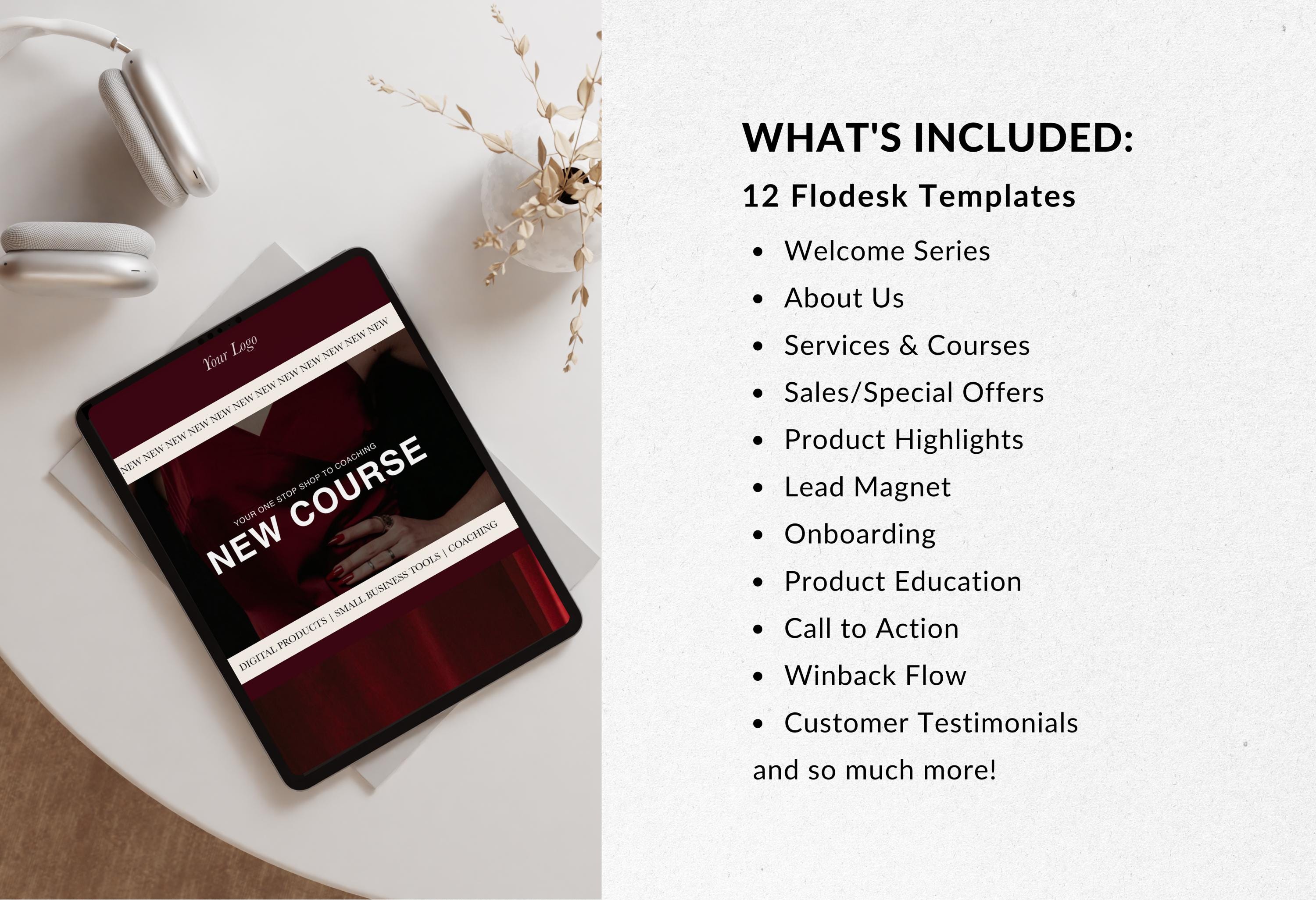 Newsletter Design Using Flodesk Flodesk Email Newsletter Templates, Modern, Creative Email Flows, Email ...