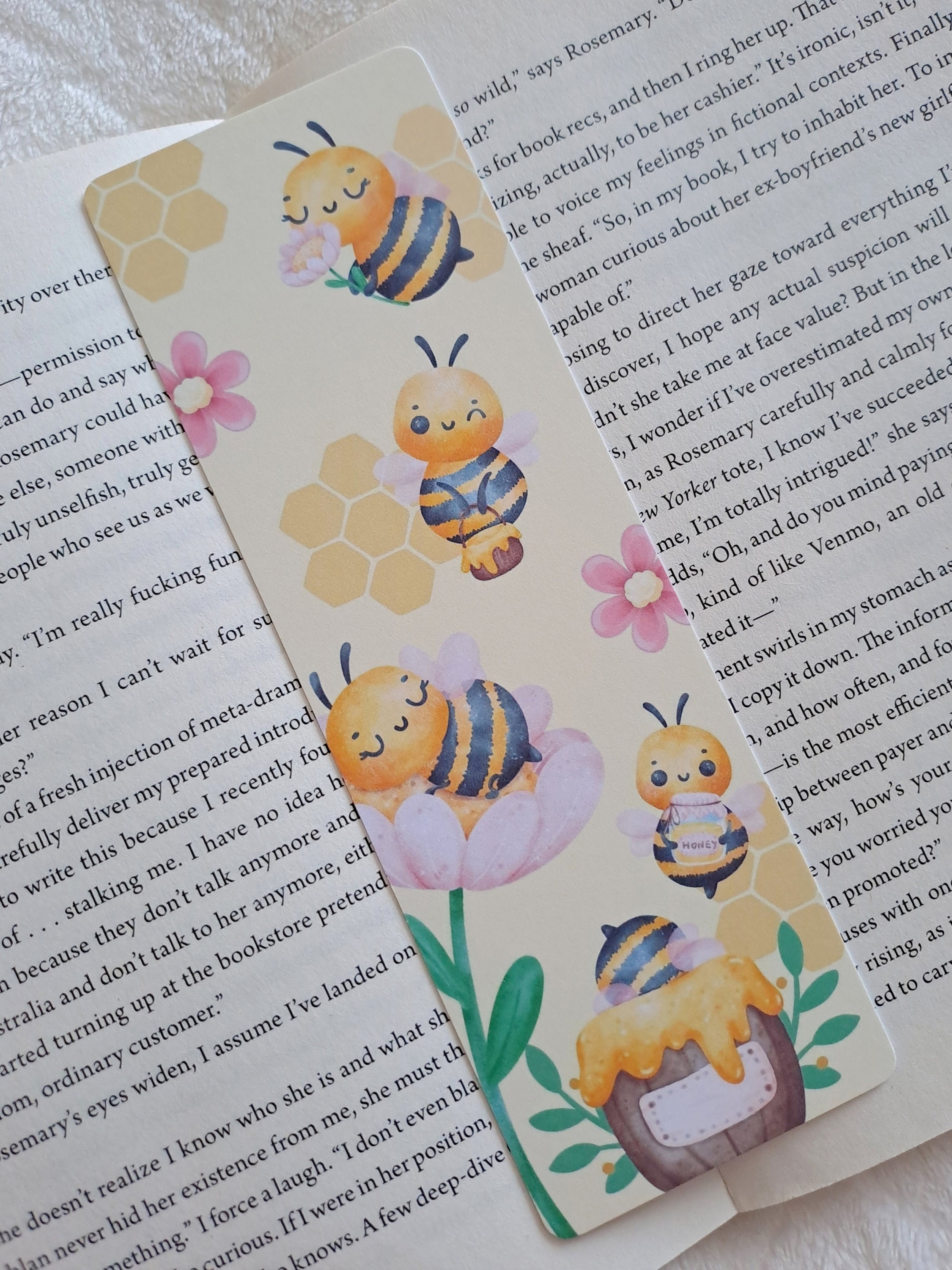 Cute Bumble Bees Bookmark ~ Reading Accessories| Honey Bee Bookmark ...