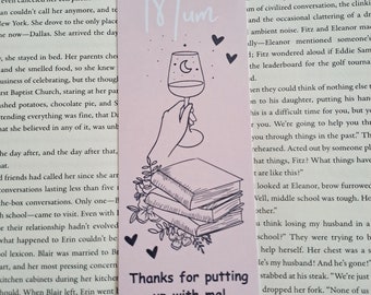 Funny mum bookmark for Mothers day - Gift for mum | Reading accessories | For her | Best friend gift | Stationery for mum | Booklovers