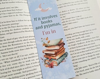 If it involves books and pyjamas, i'm in bookmark for bookworms - Reading accessories | Cute stationery | Gift for booklover