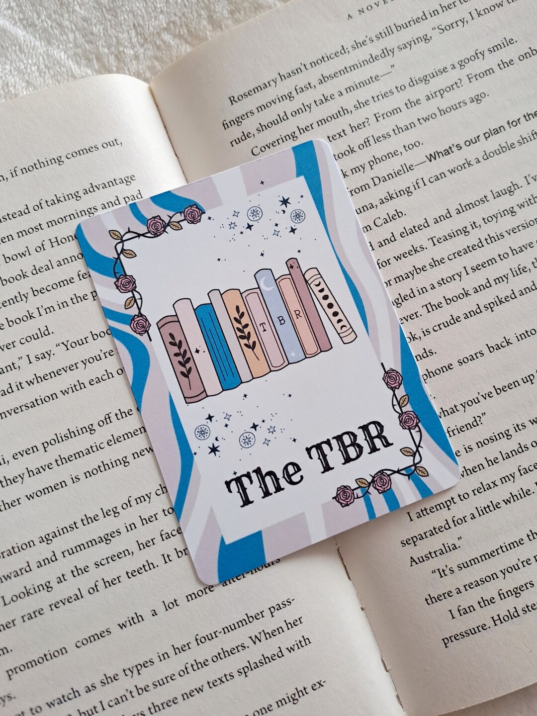 The Tbr Tarot Card Bookmark: Gift for Booklover Bookmark - Etsy