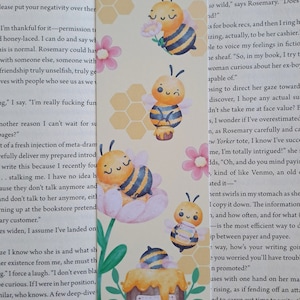 Cute Bumble Bees Bookmark ~ Reading Accessories| Honey Bee Bookmark ...