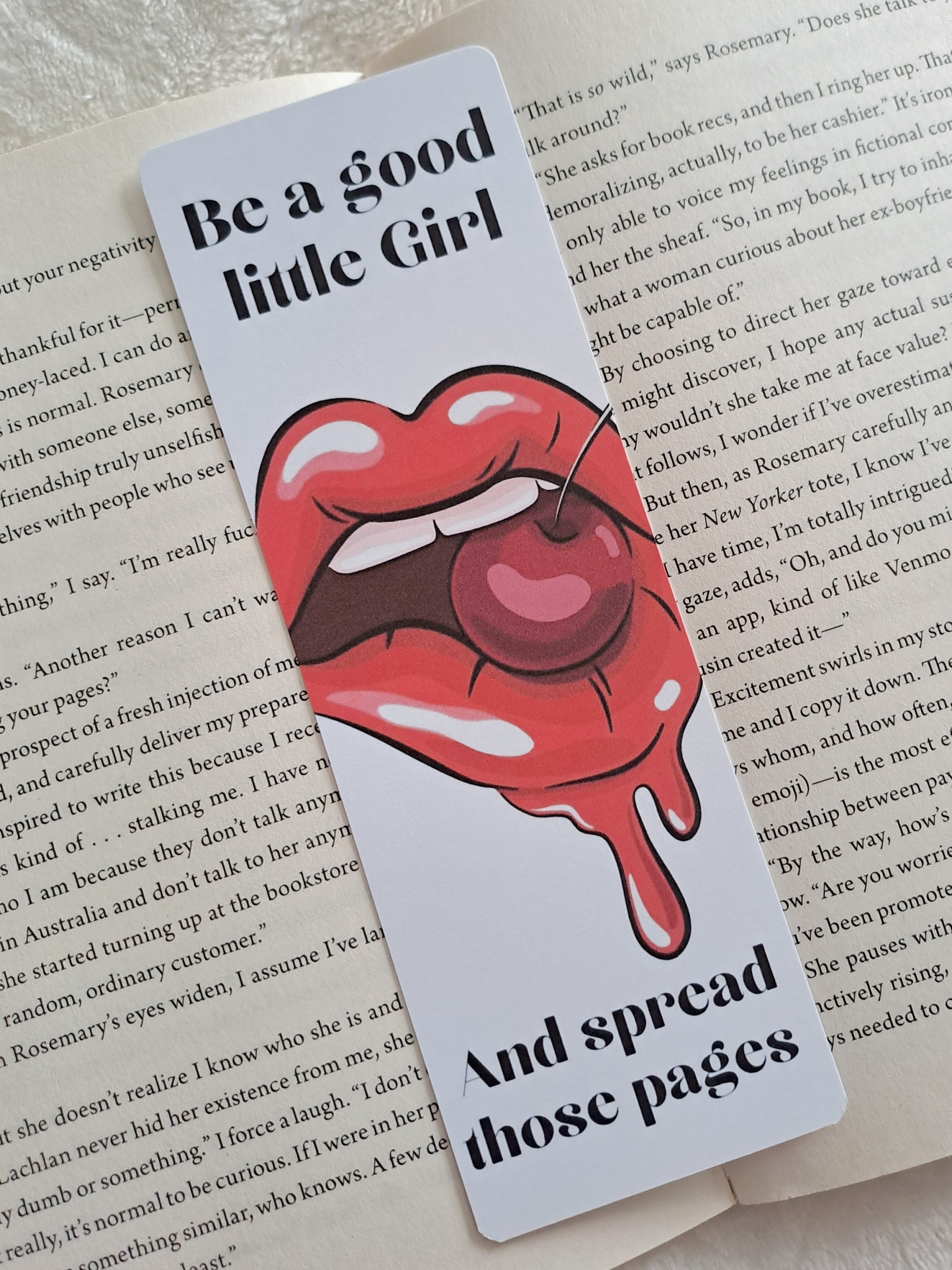 Dark Romance Bookmark: 'Be a Good Girl' Smutty Reading Accessory