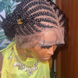 braid wigs braids lace front braided wig, knotless box braids, Boho box braids for black women gift wigs