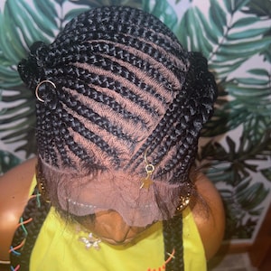 Dreadlocks hair for black women faux locs Braided wig distressed locs Knotless braids lace front wig cornrow wig box braid wigs custom wig
