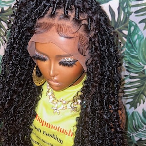 Dreadlocks hair for black women faux locs Braided wig distressed locs Knotless braids lace front wig cornrow wig box braid wigs custom wig