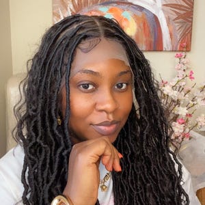 Dreadlocks hair for black women faux locs Braided wig distressed locs Knotless braids lace front wig cornrow wig box braid wigs custom wig