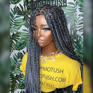 Knotless braid wig for black women gift for women full lace front wig cornrow wigs dreadlock faux loc wig twist box braid ghana weave afro