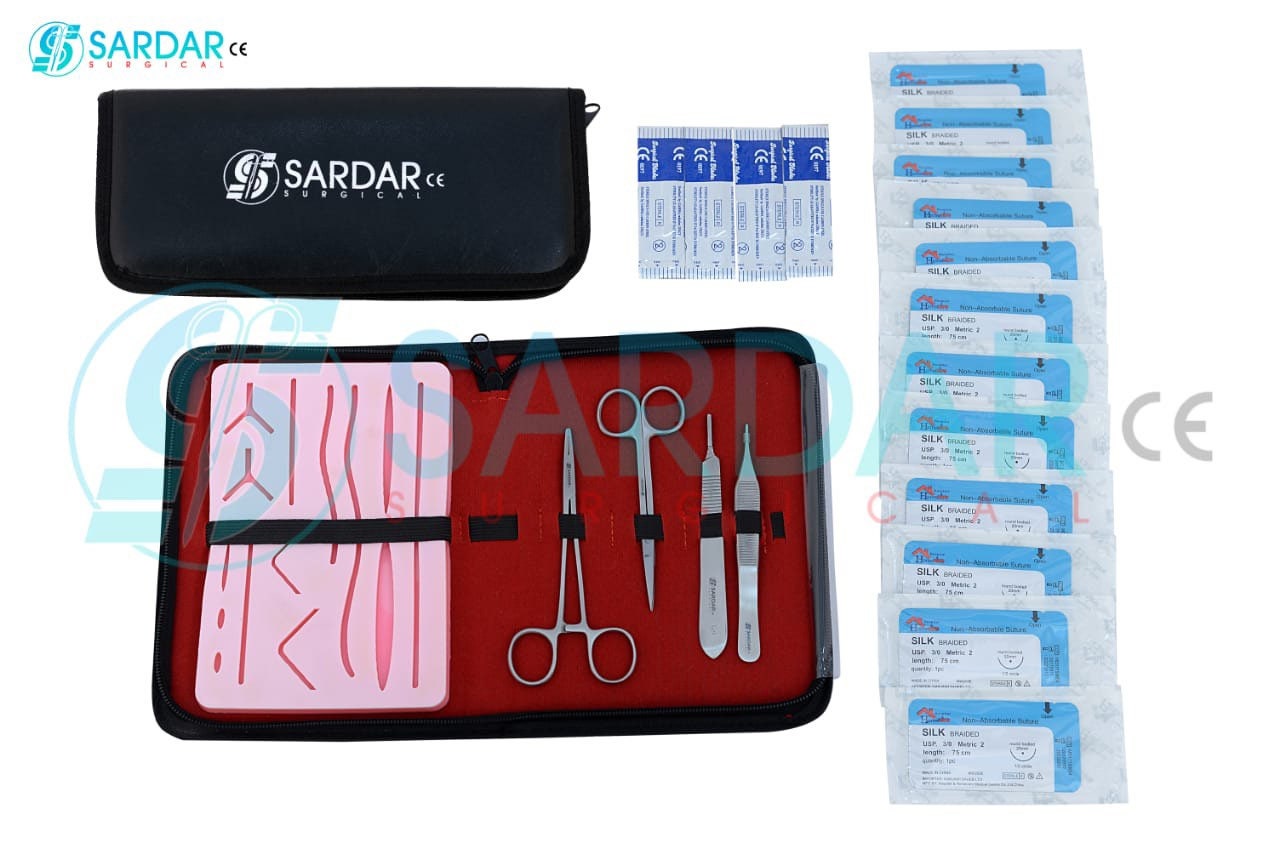 Acheter Kit de pratique de suture pour une formation complète aux nœuds  chirurgicaux par des étudiants vétérinaires en médecine