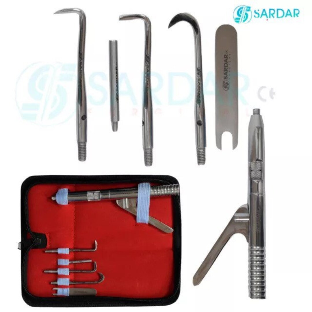 Removedor De Coronas Dental Con Puntas De Goma Verde Para Una