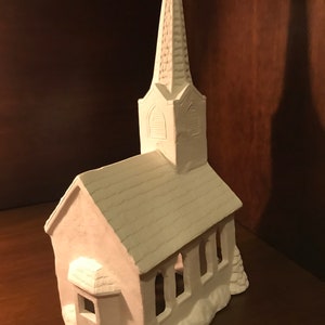 Village Church 12 1/2 ready to paint ceramic bisque CreativeKreationsCeramics Village Church 12 1/2 ready to paint ceramic bisque CreativeKreationsCeramics