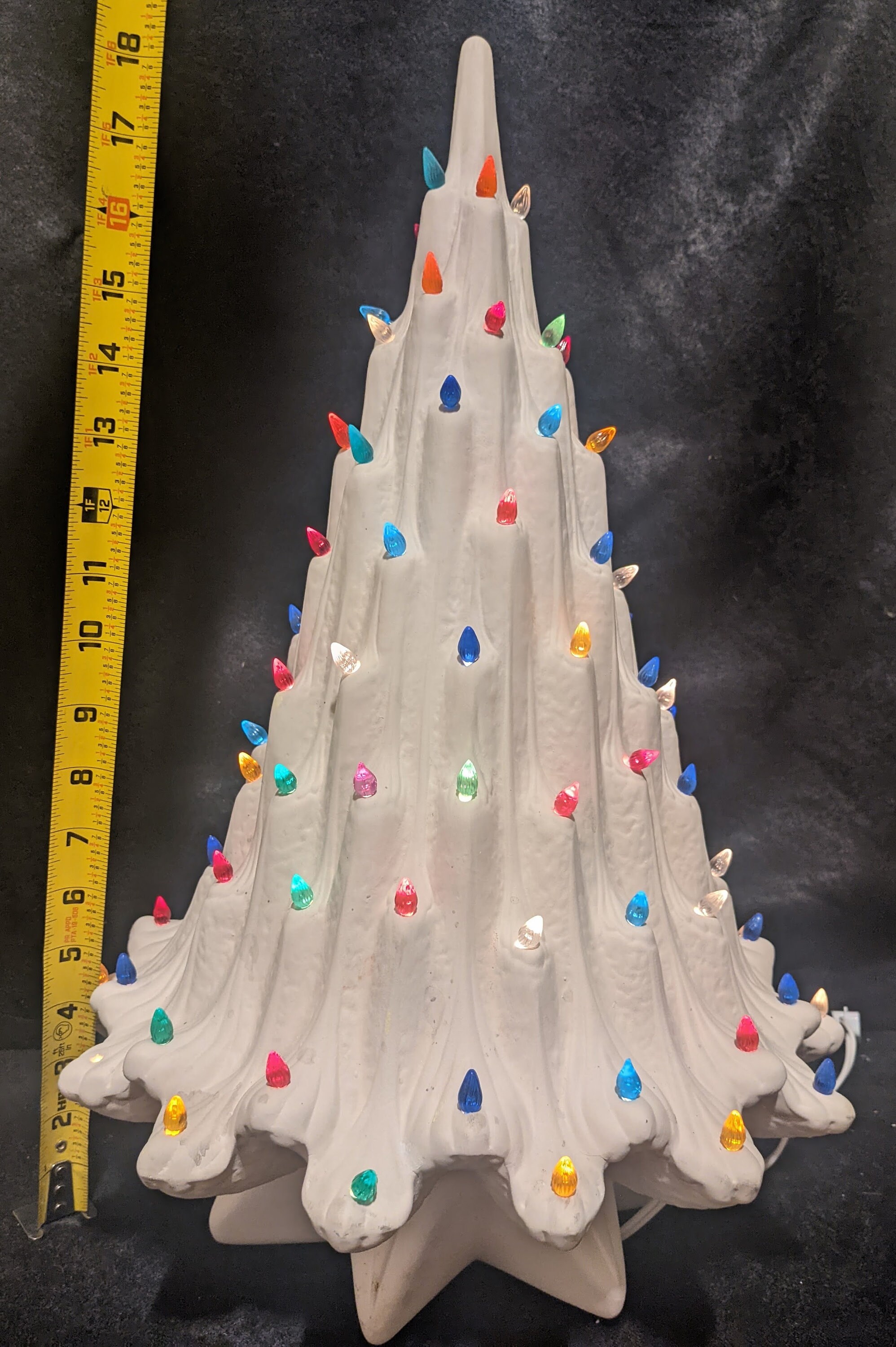 Ready to Paint Ceramic Lava Christmas Tree Etsy