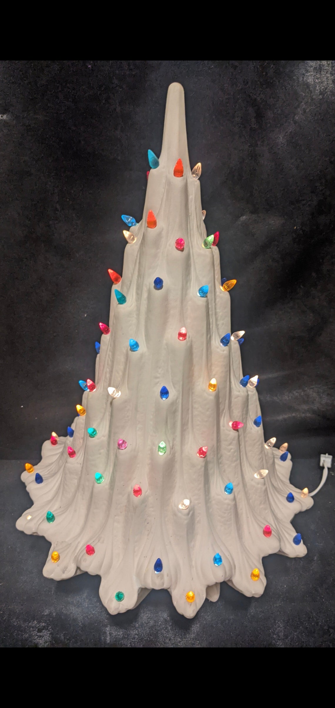 Ready to Paint Ceramic Lava Christmas Tree Etsy