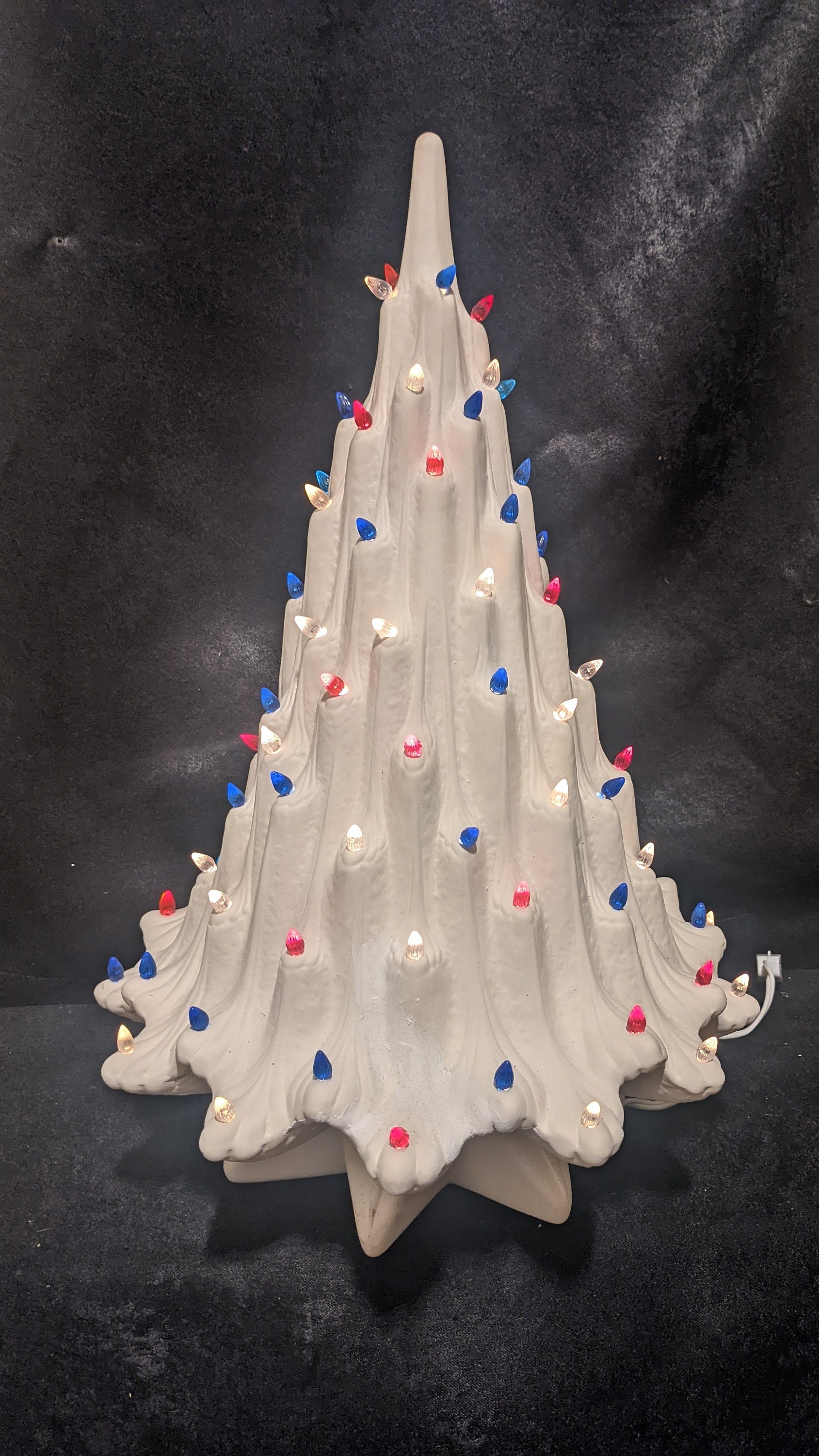Ready to Paint Ceramic Lava Christmas Tree Etsy