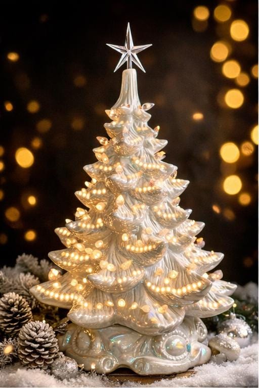 Christmas Star Pearl Tree Topper - Etsy