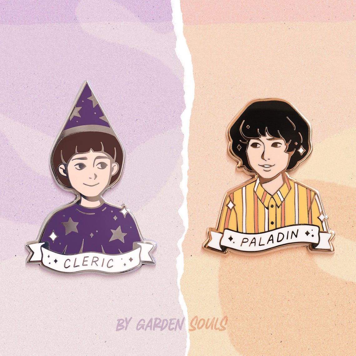Byler Pin Set • Couple Enamel Pins - Etsy
