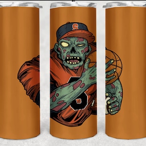20oz skinny Zombie SU tumbler wrap Syracuse New York college football