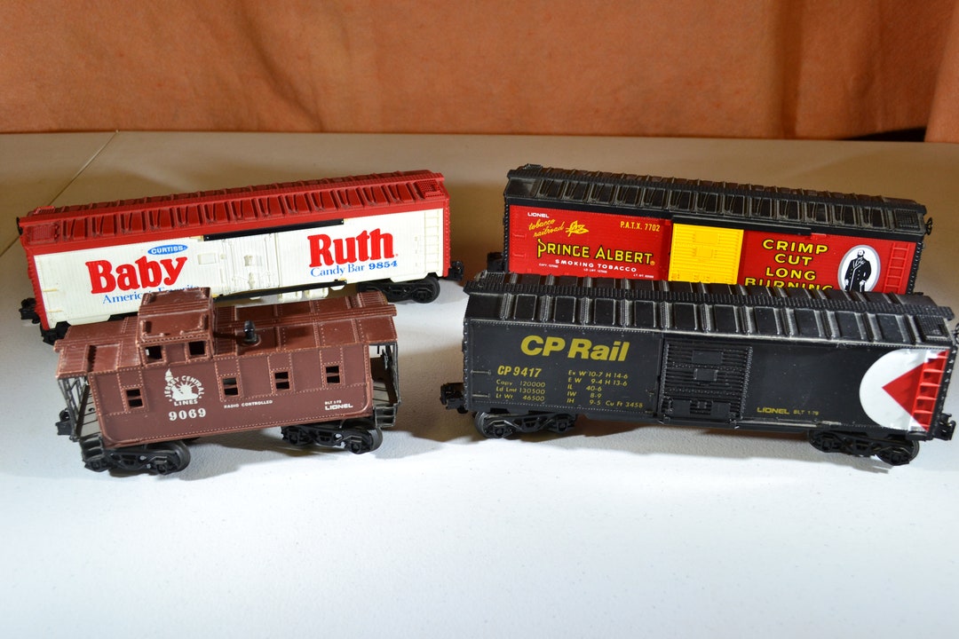 Lionel 3814B 'Baby Ruth' Merchandise Cubes – Black, 6-Pack, O Gauge, New