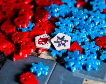 Wound & Frostbite marker upgrade for Dead of Winter - Set