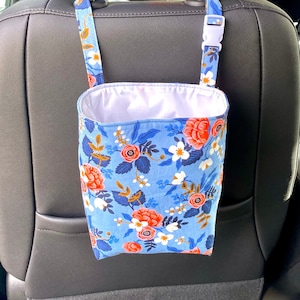 Sac à bandoulière pour voiture, patron de couture PDF, sac suspendu, sac poubelle de voiture, organiseur de voiture, porte-carte, patron de couture en téléchargement numérique
