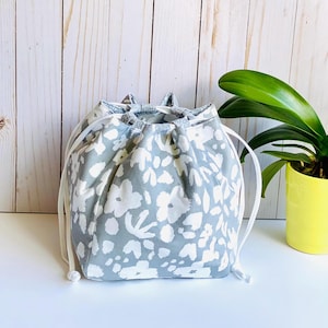 Kordelzug Tasche Schnittmuster, Japanische Reis Tasche Stil Schnittmuster, Reversible Kordelzug Beutel, Sofortiger Download PDF Muster, Bucket Bag