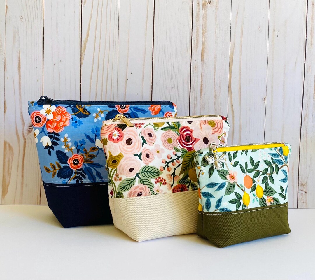 Zipper Pouch PDF Sewing Pattern, Three Sizes, PDF Instant Download ...