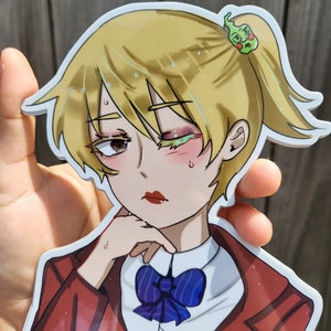 Reigen schoolgirl outift decal | laptop sticker | vinyl sticker