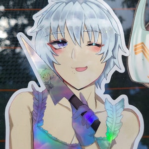 Clear Dmmd with Apron  | laptop sticker | vinyl sticker