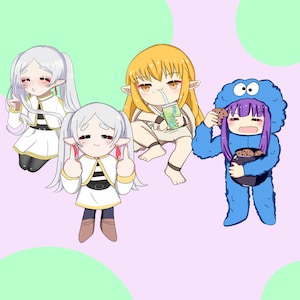 Mages journey anime stickers