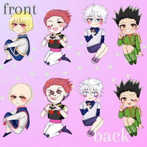 Cute anime keychain adventurers