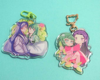 Maomao Jinshi Anime Keychain | Glittery Shoujo Charm