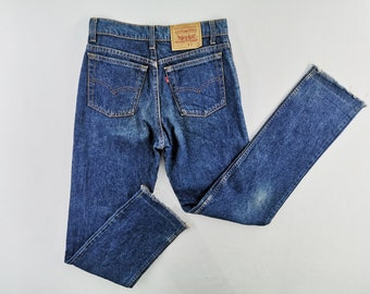 Levis 510-0217 Jeans Distressed Vintage 90s Tamaño 30 Levis 510-0217 Hecho en USA Pantalones de mezclilla Tamaño 29/30x32