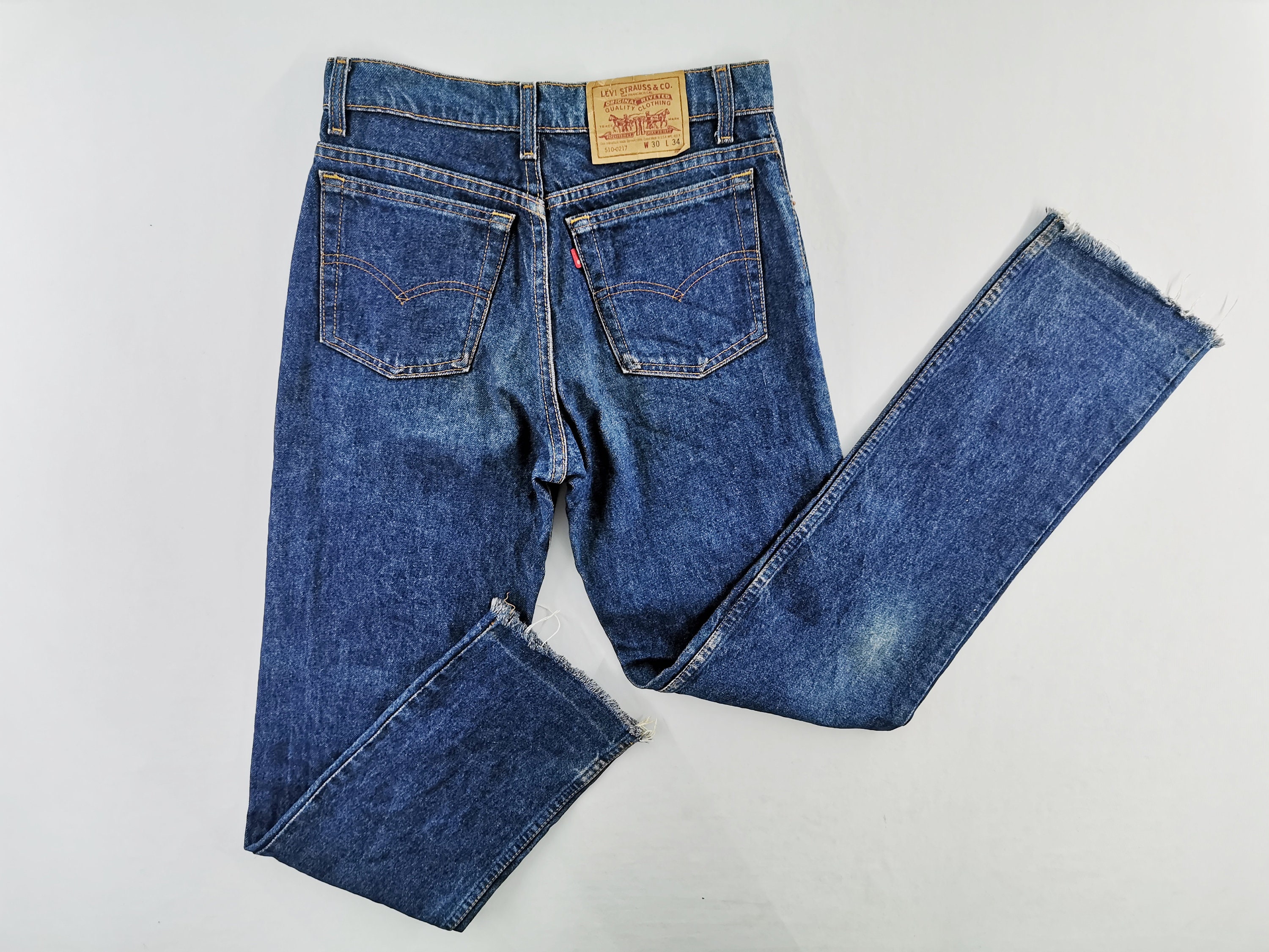 Levis 510-0217 Jeans Distressed Vintage 90s Size 30 Levis 510-0217 