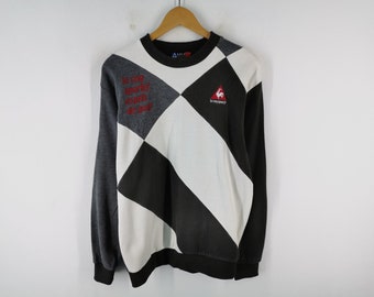 Le coq Sweatshirt Le coq Pullover Vintage 90’s Le coq Golf Made In Japan Logos Sweater Size M