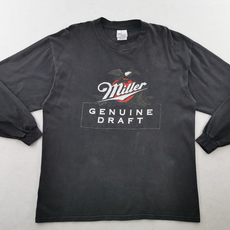 T-shirt Blanc Miller Lite Beer - Taille XL Homme - Gildan - état Correct