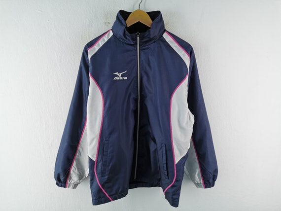 MIZUNO XL ベージュ ウィンドジャケット ツートンカラー