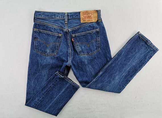 Levis 501 Jeans Distressed Size 32 Levis 501 Deni… - image 2