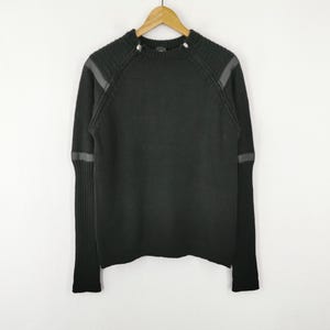 Suéter Versace Vintage 90s Versace Jeans Couture Ittierre Jersey de punto Suéter Talla M