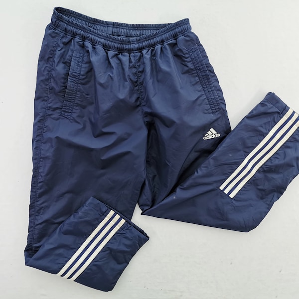 Adidas Pants Vintage 90s Size S Adidas Logos Track Pants Size 32/36x28