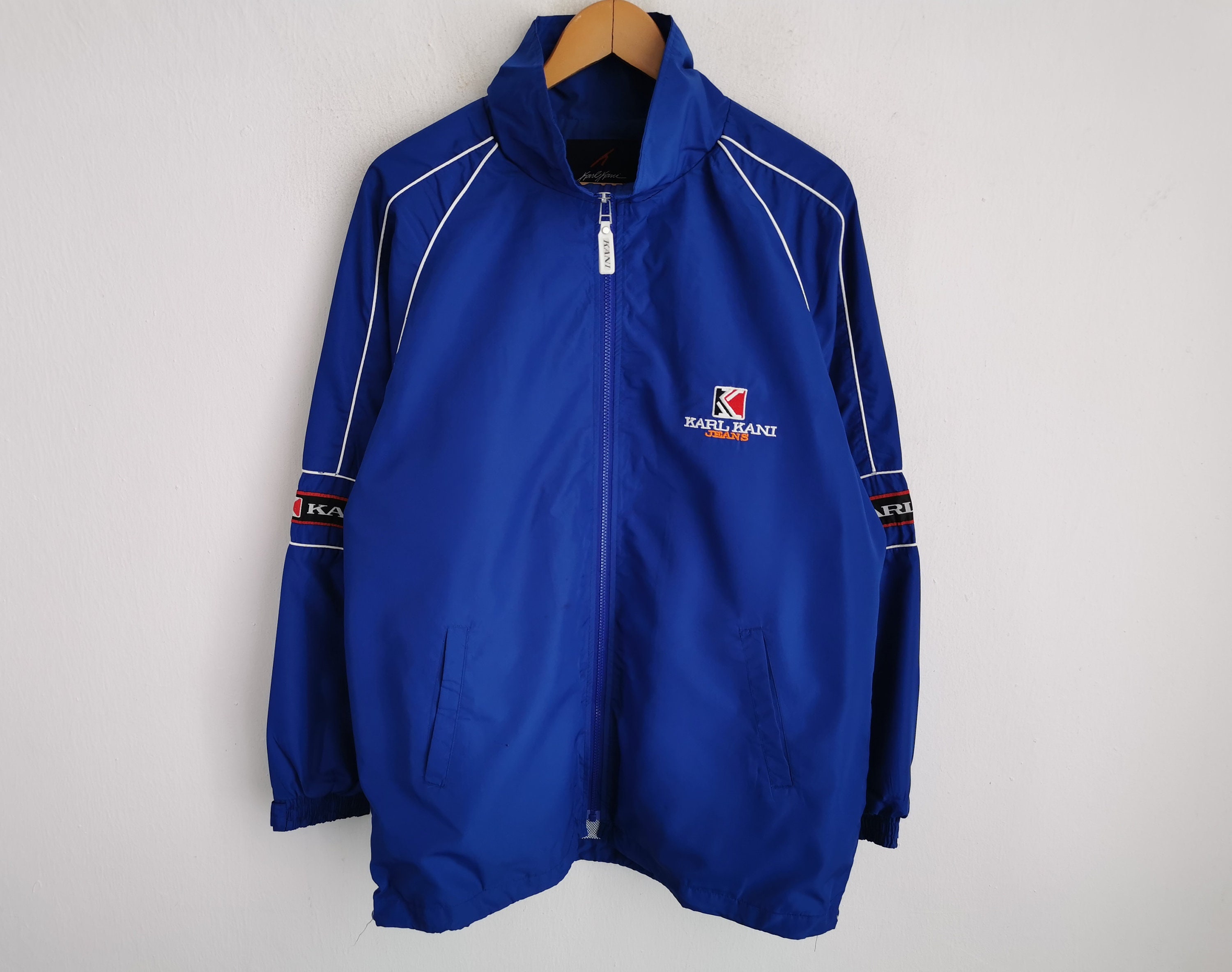 Karl Kani Vintage 90s Nylon Track Jacket Rap Rare | eBay