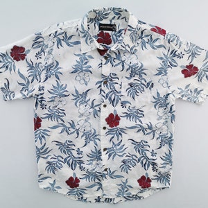 T&C Surf Shirt Vintage T and C Surf ALL Over Print Hawaii Shirt Size L
