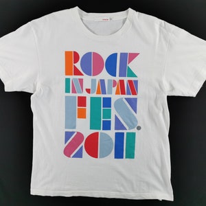 Rock Festival Shirt Rock In Japan Festival Concert T Shirt Size L