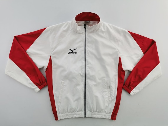 美品 MIZUNO 名古屋グランパスエイト Track Jacket 赤 150 Nagoya Grampus 8 Mizuno 93 Retro Track Jacket - Football