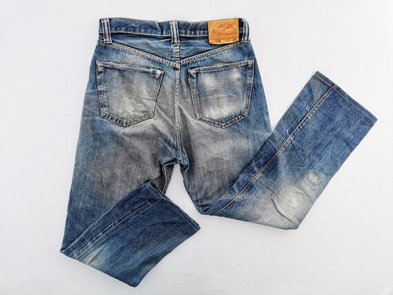 Denime Selvedge Jeans Distressed 