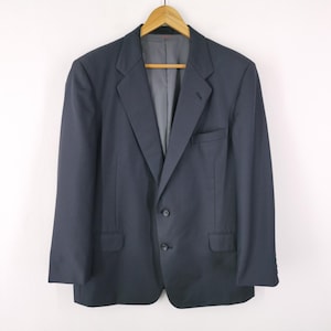 Burberry Jacket Vintage 90s Burberry Coat Blazer Jacket Size L