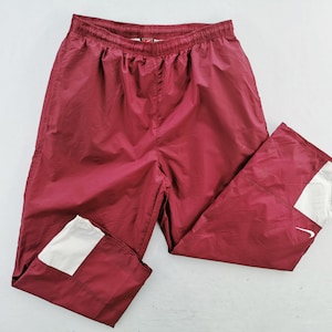 Nike Pants Vintage 90s Size L Nike Team Track Pants Size 32/36x26.5